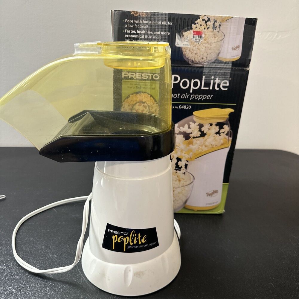 Presto Poplite Gourmet Hot Air Popper Popcorn Maker Model 0482007